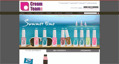 Desktop Screenshot of creamteam.gr